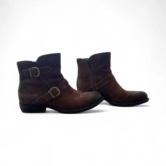 Born Women’s Brown Distressed Suede Leather Bootie. Zip up.
Size 7.5 - Picture 7 of 8
